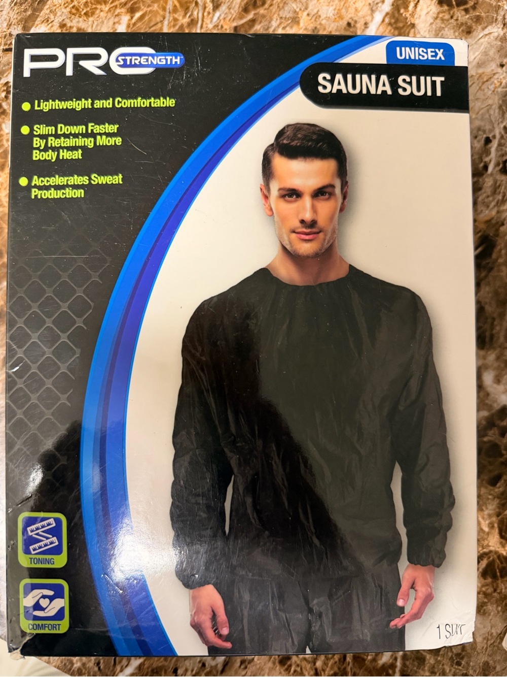 Unisex Black Sauna Suit New in box XL